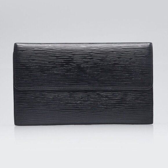 Louis Vuitton Black Epi Leather Porte-Tresor International Wallet - Picture 1 of 11